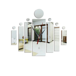 Mirror Acrylic 3D Creative Wall Clock - Homerable