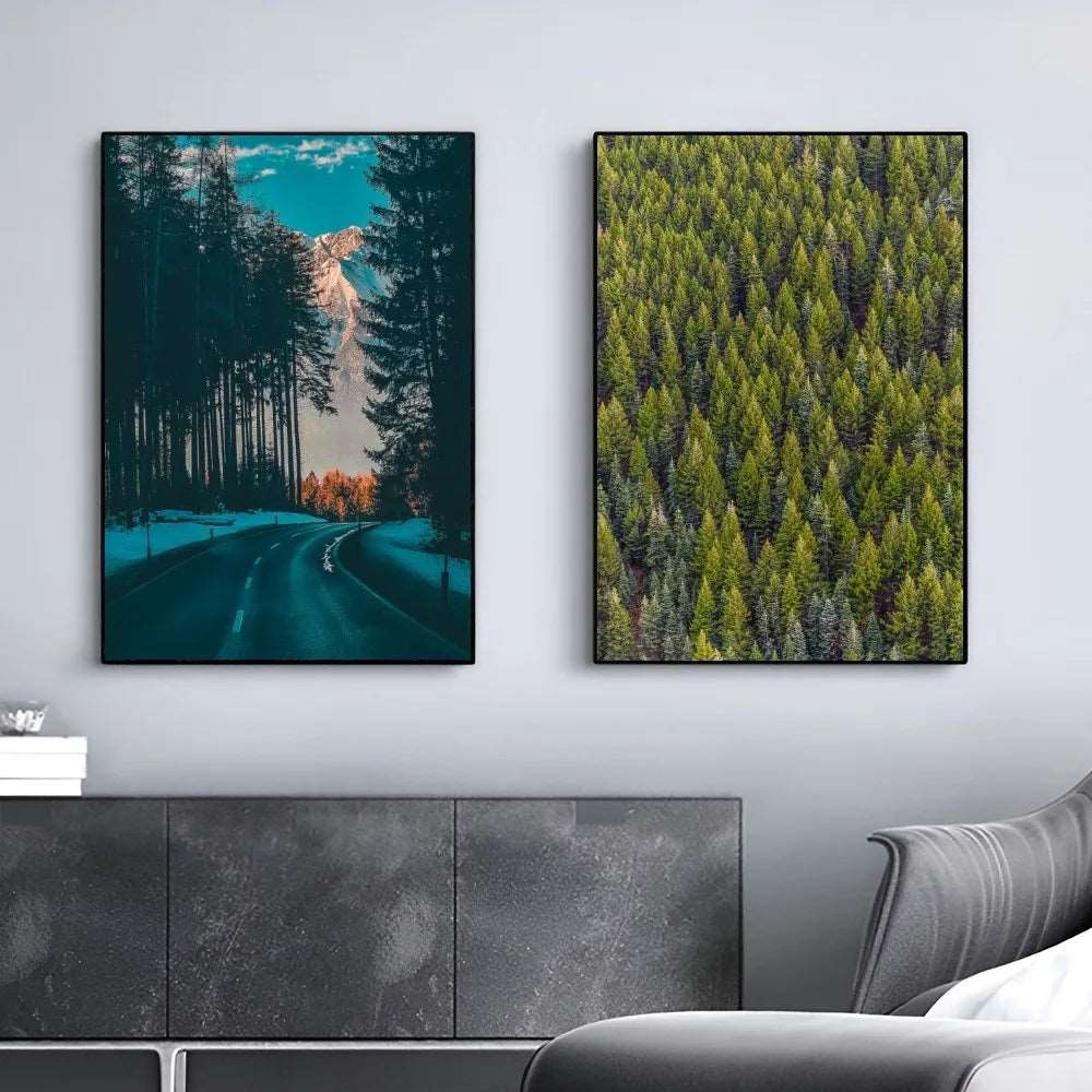 1pc Natural Scenery Forest Poster