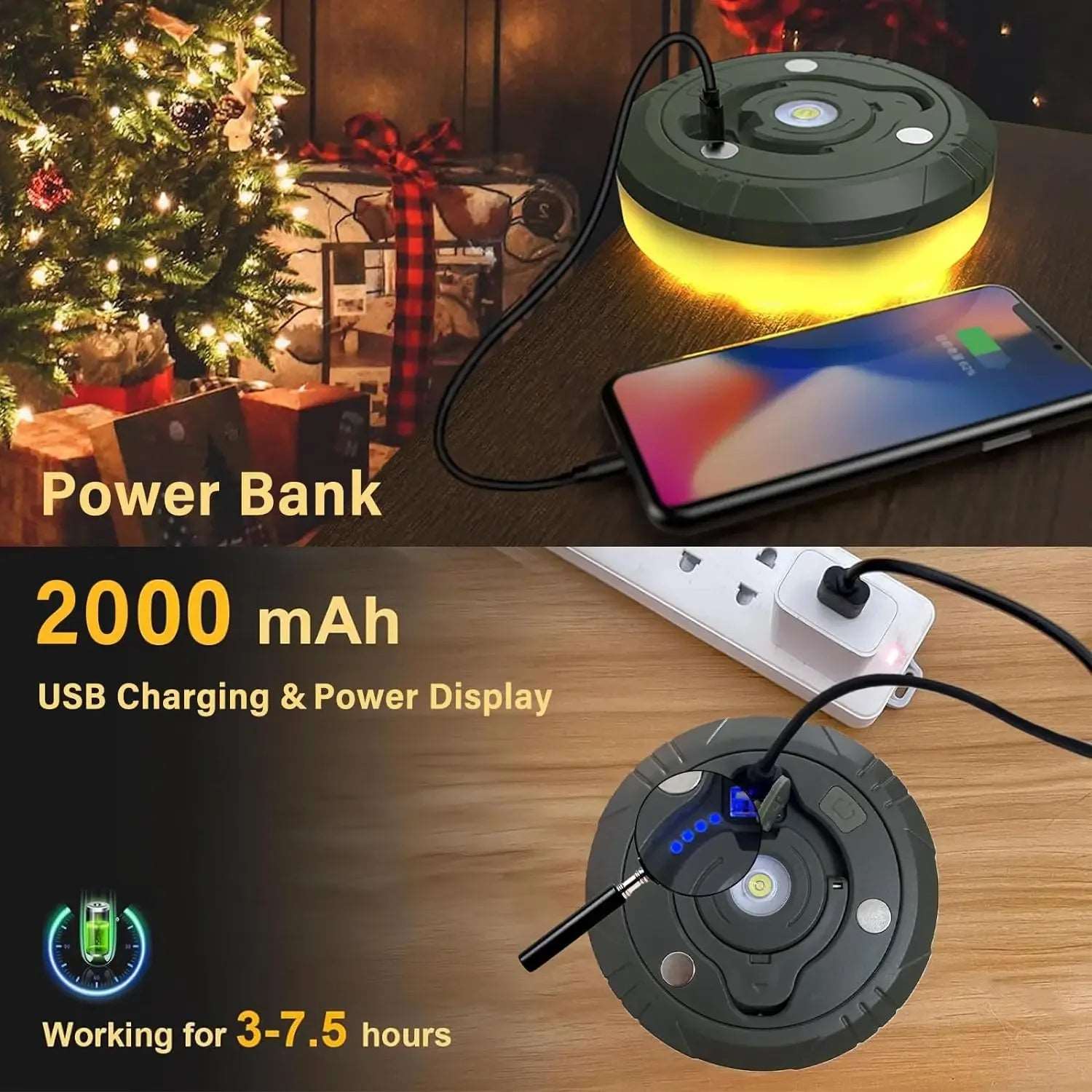 4-in-1 LED String Camping Light