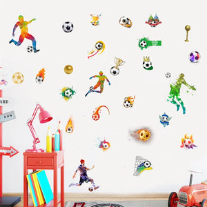 3d Football Soccer Wall Stickers - Homerable