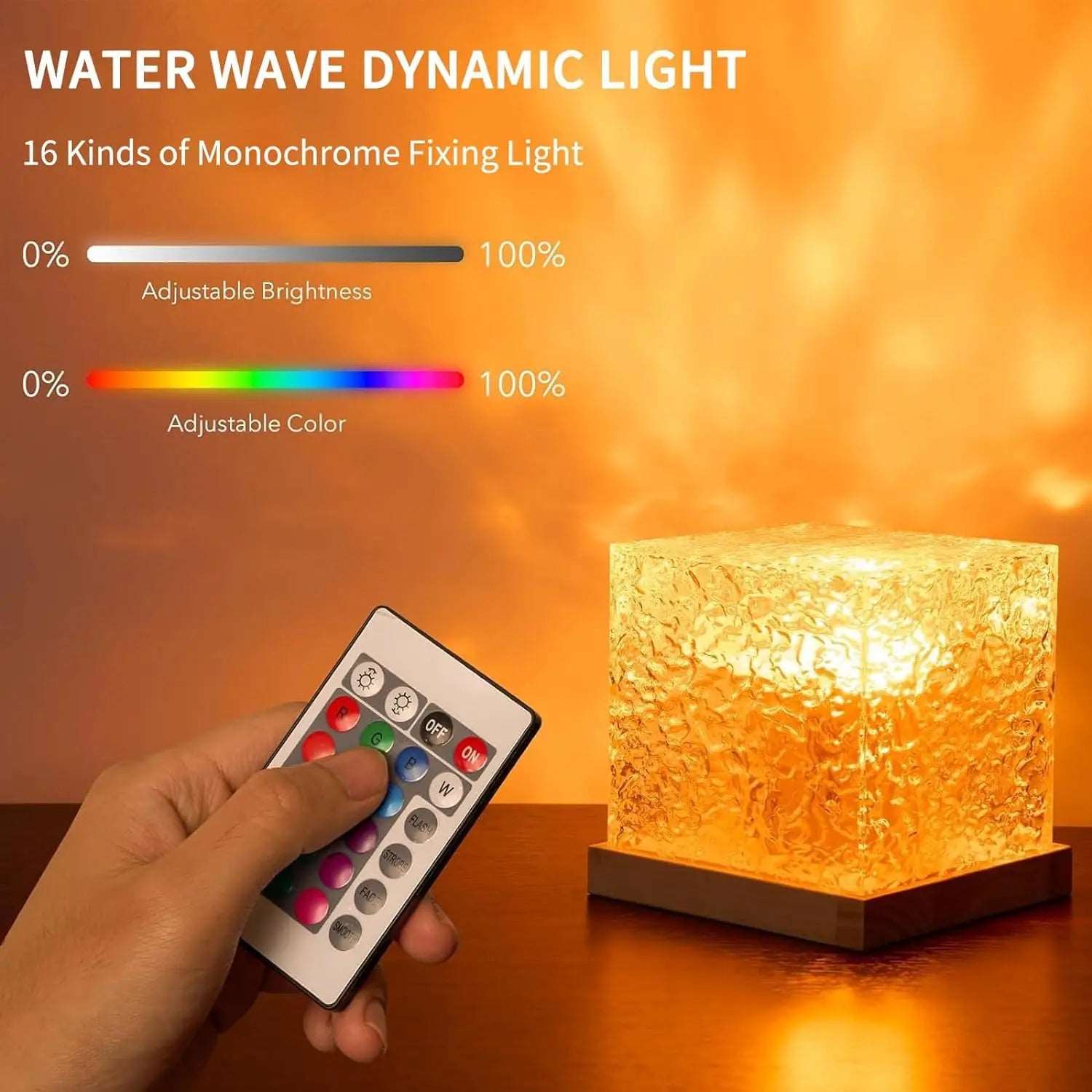 16 Colors Ocean Wave Projector