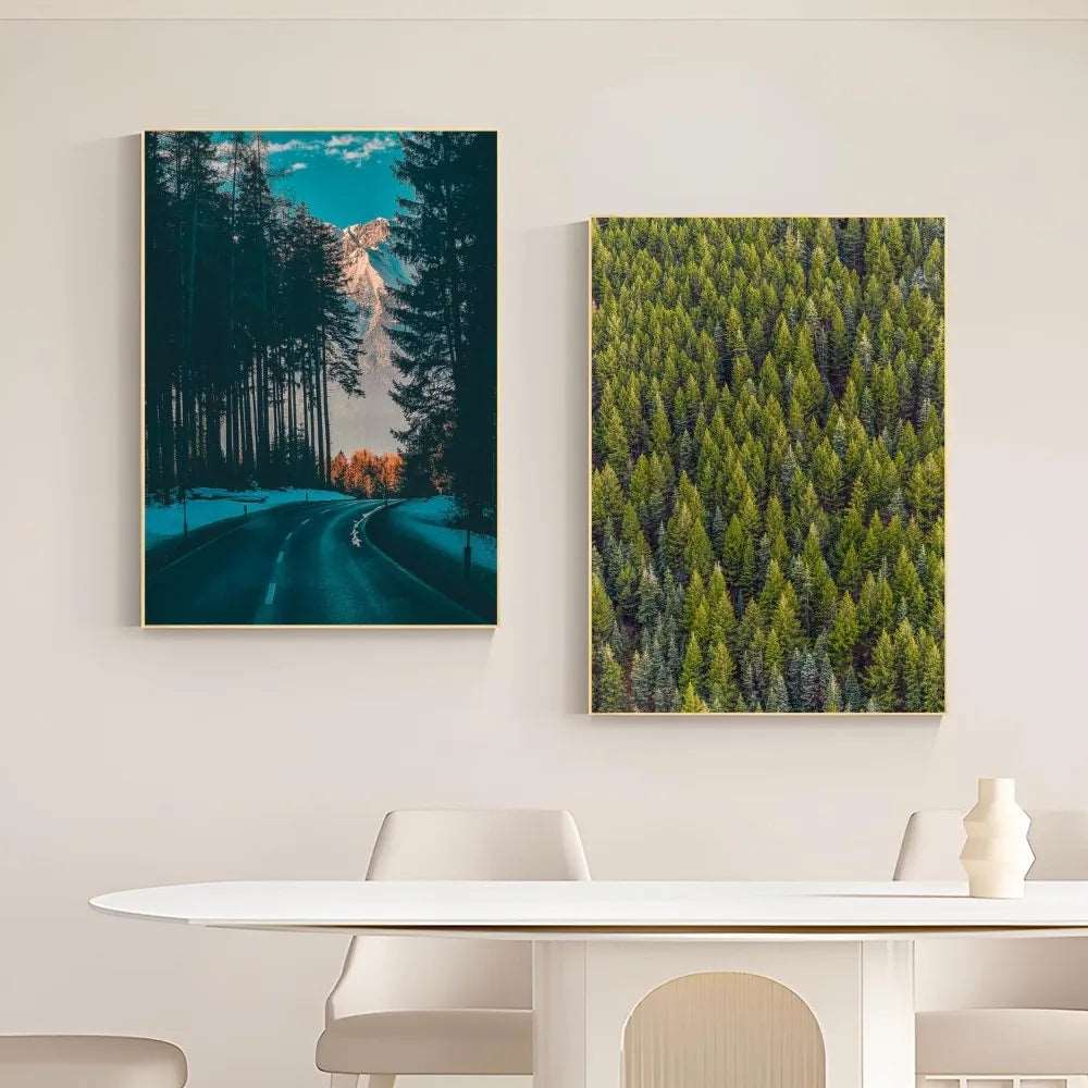 1pc Natural Scenery Forest Poster