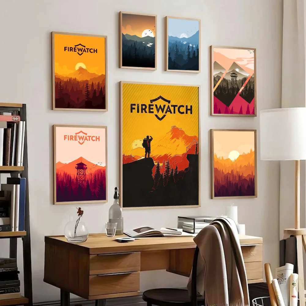 Firewatch Forest Classic Vintage Posters