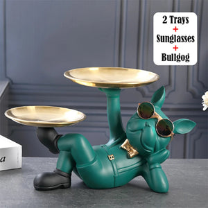 Cool Dog Tray Holding Sculpture - Homerable