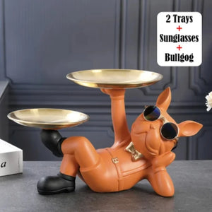 Cool Dog Tray Holding Sculpture - Homerable