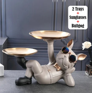 Cool Dog Tray Holding Sculpture - Homerable