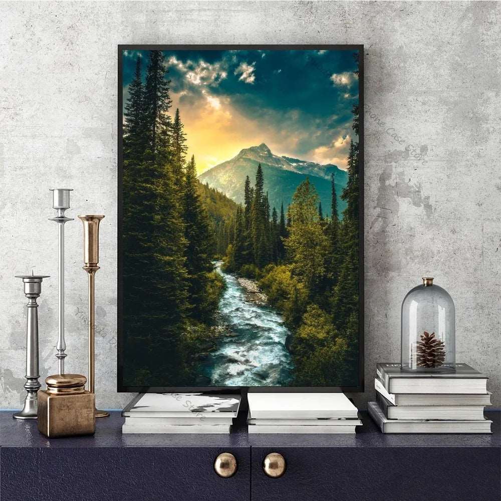 1pc Natural Scenery Forest Poster