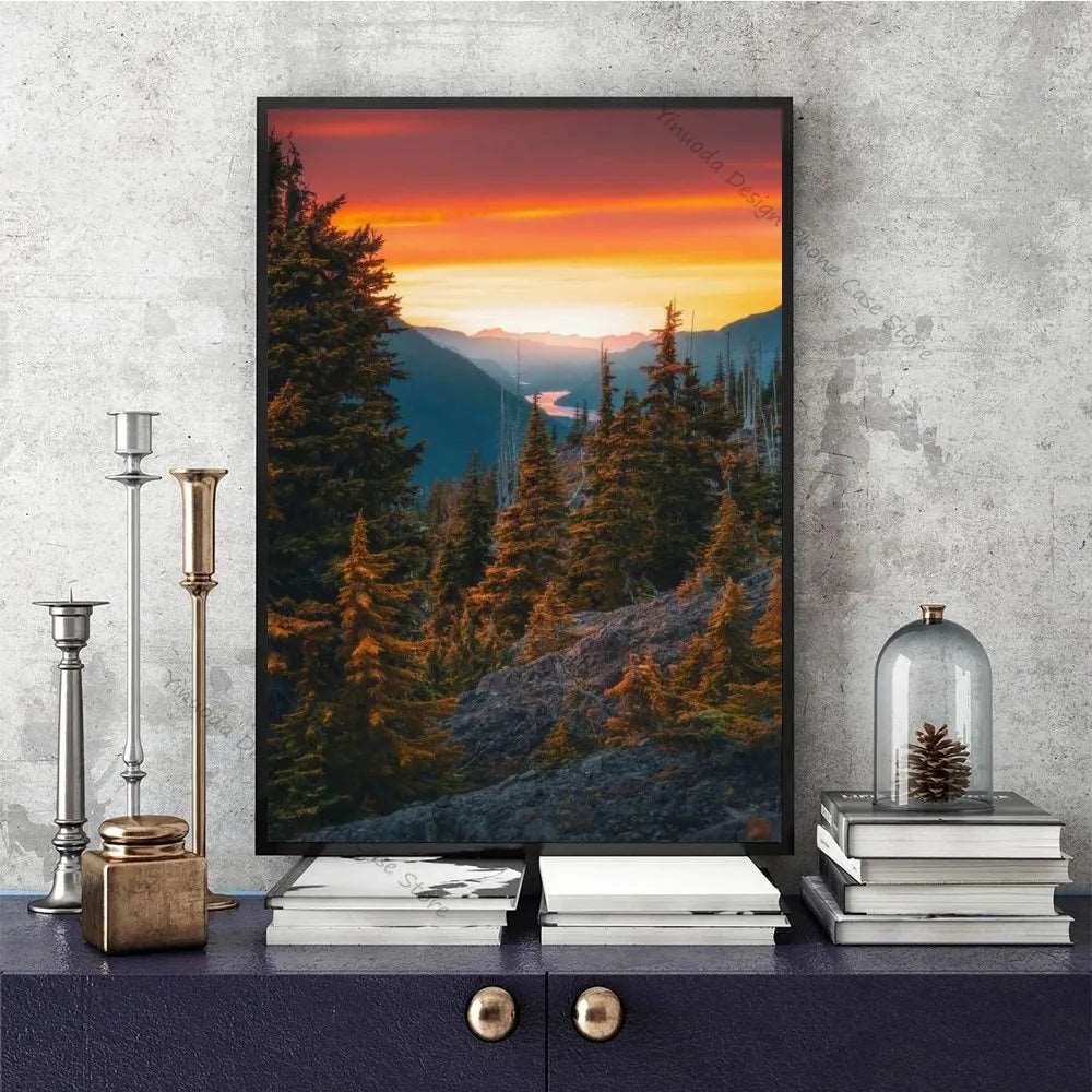 1pc Natural Scenery Forest Poster